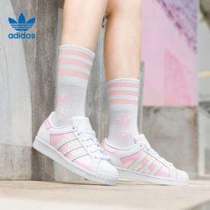 Alternative view of Giày Adidas Wmns Superstar 'White Clear Pink' FX6042