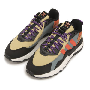 Alternative view of Giày Adidas Nite Jogger 'Core White Orange' FZ3664