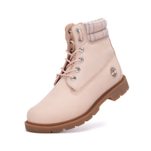 Giay Timberland Women's Light Pink Nubuck Leather 6-inch Boots A2BBR662