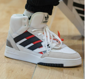 Alternative view of Giày Adidas Originals Drop Step SE 'Grey Red' GV9447