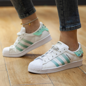 Alternative view of Giày Adidas Superstar 'White Green' GX2974