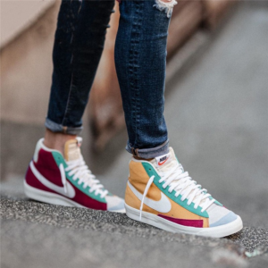 Alternative view of Giày Nike Blazer Mid Vintage 'Multi Suede' CI1167-600