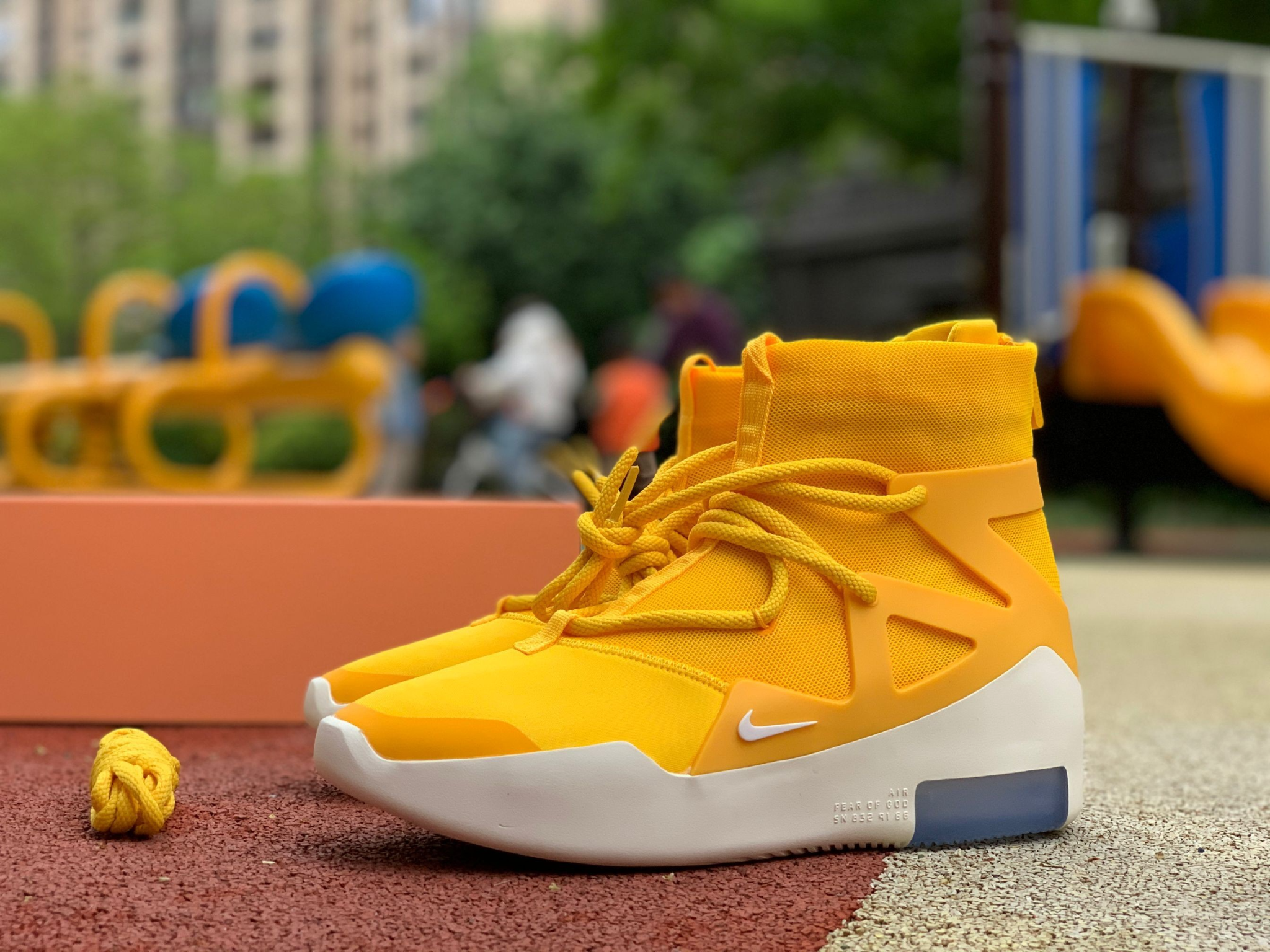 Giày Nike Air Fear Of God 1 'The Atmosphere' AR4237-700 - Ảnh 6