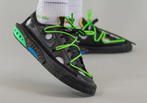 Giay Nike Off White x Blazer Low 'Black' DH7863-001