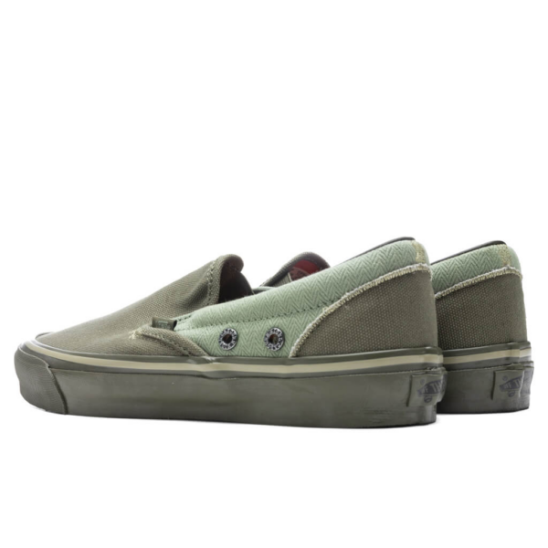 Giày Vans Nigel Cabourn x OG Classic Slip-On LX 'USMC Army Mix' VN0A45JK9TA - Hình ảnh 3