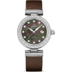 Đồng Hồ Omega De Ville Ladymatic 'Black' 425-37-34-20-57-004