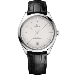Đồng Hồ Omega De Ville Silver Dial 'Black' 435-13-40-21-02-001