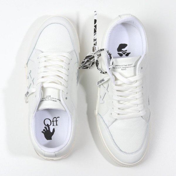 Giày Off-White Vulc Sneaker Low White OMIA085R21LEA004-0101 - Hình ảnh 2