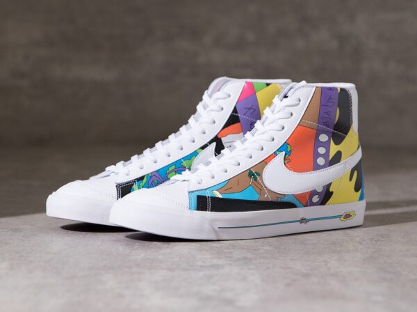 Giày Ruohan Wang x Nike Blazer Mid ’77 'Multicolor' CZ3775-900 - Hình ảnh 6