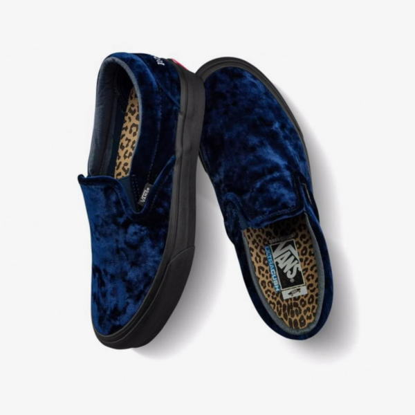 Giày Vans Noon Goons x Classic Slip-On VLT LX 'Black Velvet' VN0A3QXY5VF - Hình ảnh 2