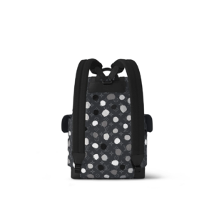 Balo Louis Vuitton x YK Christopher MM Backpack 'Black Silver' M46403