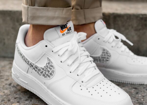 Giày Nike Air Force 1 LV8 White 'Just Do it' BQ5361-100 - Hình ảnh 4