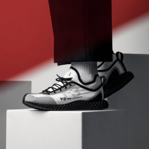 Alternative view of Giày Adidas Y-3 Runner 4D IO 'White Black' FX1059