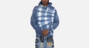 Ao Stussy x Dries Van Noten Tie Dye Hoodie 'Blue'