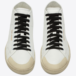 Alternative view of Giày Saint Laurent Court Classic SL39 Mid-Top Sneakers 'Beige'