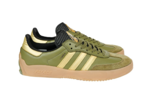Giay Adidas x Palace Samba 'Olive Gold' HQ6100