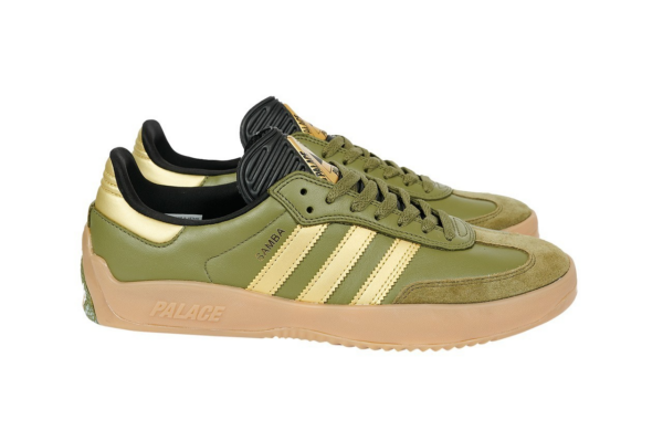 Giày Adidas x Palace Samba 'Olive Gold' HQ6100 - Hình ảnh 4