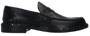 Giày Valentino Shiny Leather Loafers Black VY2S0C42PMF0NO