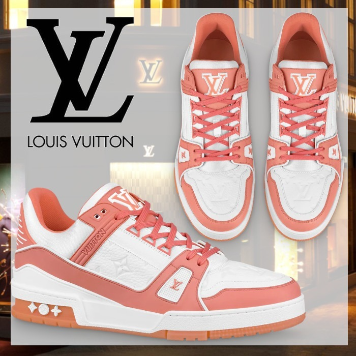 Louis Vuitton Luxembourg Sneaker Pink Monogram  LV Sneakers  LV Shoes