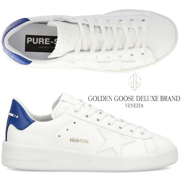 Giày Golden Goose Purestar White Blue GMF00124-F000539-10327 - Hình ảnh 5