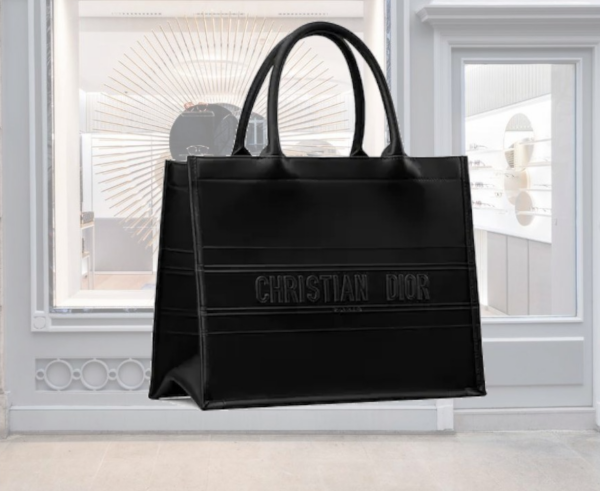 Túi Dior Medium Book Tote 'Black Calfskin' M1296ZGSB-M900 - Hình ảnh 4