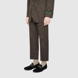 Alternative view of Giày Gucci Horsebit Suede Loafer 581513-1M620-1074