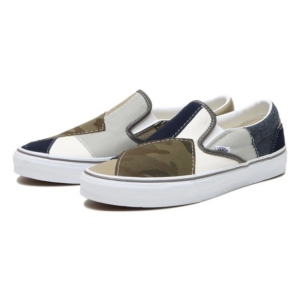 Alternative view of Giày Vans Slip-On Splicing 'Blue Brown' VN0000SHCMA