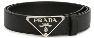 Thắt Lưng Prada Saffiano Triangle 'Black' 2CM217-053-F0002