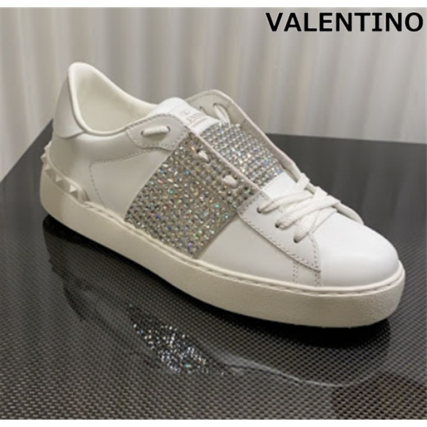 Giày Valentino Wmns Open Sneaker 'White Crystals' WW2S0781ZZCE42 - Hình ảnh 3