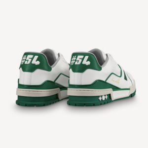 Alternative view of Giày Louis Vuitton LV Trainers 'White Green' 1A54HM