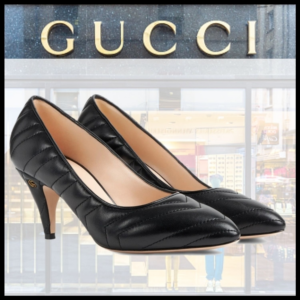 Alternative view of Giày Gucci Wmns Quilted Leather Pumps 658673-BKO00-1000