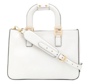 Túi Fendi Small Ff Tote Shoulder Bag 'White' 8BH367-A9Y0-F0K7E