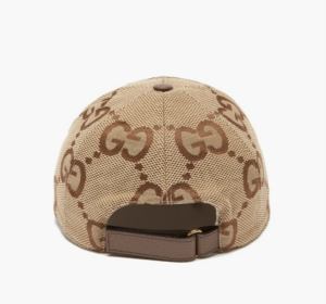 Mu Gucci Jumbo GG Canvas Baseball 'Camel Ebony' 681264-3HAGJ-2564