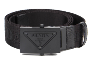 Thắt Lưng Prada Plain Leather Logo Belts 2CN0722DKF-F0002