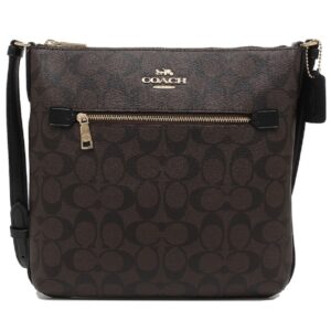 Túi Coach Rowan File Bag Brown Black C1554 IMAA8
