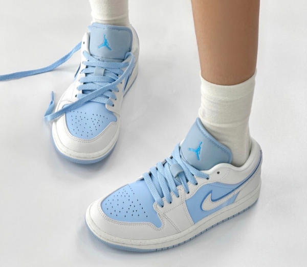 Giày Nike Air Jordan 1 Low 'Ice Blue' DV1299-104 - Hình ảnh 4