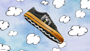 Alternative view of Giày Converse One Star x Peanuts 'Black' A01873C