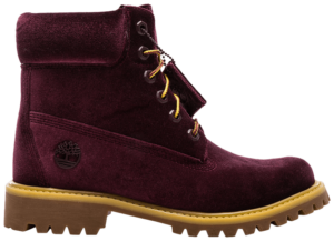 Giày Timberland Off-White x Wmns 6 Inch Premium 'Bordeaux' OWIA083E184780162400