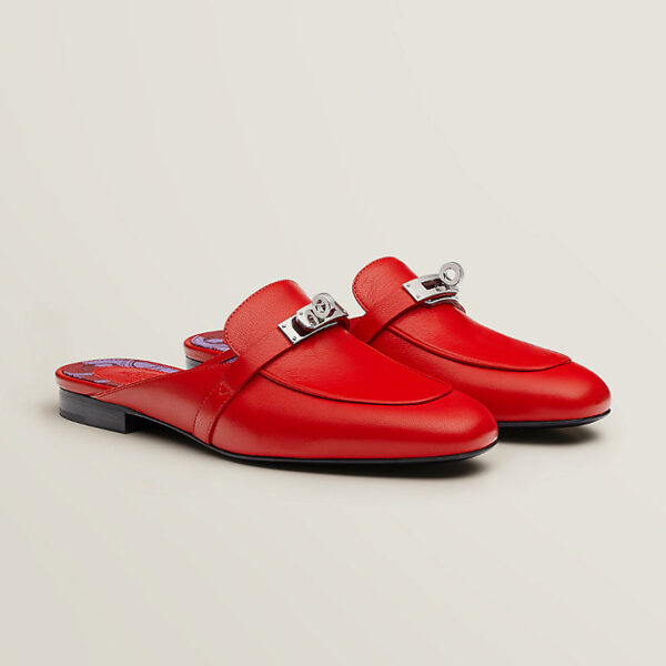 Giày Hermes Oz Mule 'Rouge À Lèvre' H221082Z8K360 - Hình ảnh 2