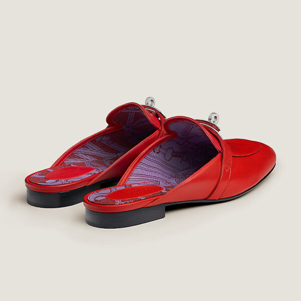 Giày Hermes Oz Mule 'Rouge À Lèvre' H221082Z8K360 - Hình ảnh 3