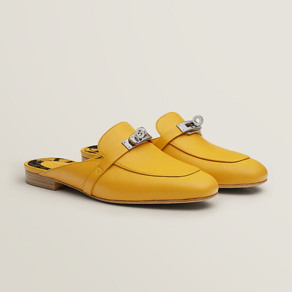 Giày Hermes Oz Mule 'Jaune Sable' H221082Z96360 - Ảnh 2