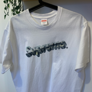 Alternative view of Áo Supreme Chrome Logo Tee White