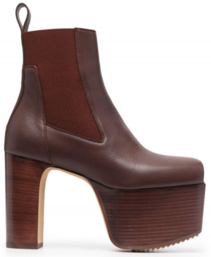 Giày Rick Owens Brown Calf Leather RP21S3842LD-E23