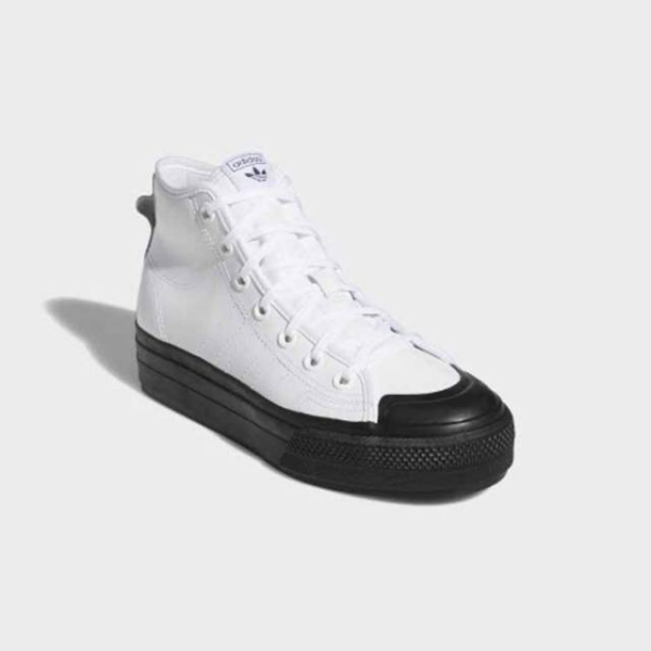 Giày Adidas Wmns Nizza RF Platform Mid 'White Black' FY7606 - Hình ảnh 3