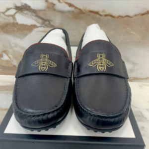 Alternative view of Giày Gucci Loafer Bee Driver Black 497117-BTRR0-1124