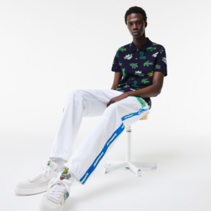 Ao Lacoste Holiday Regular Fit Crocodile Print 'Navy Blue' PH1464-QRN