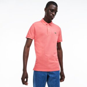 Alternative view of Áo Lacoste Polo Pique Cotton Pink PH4012-00-F9C
