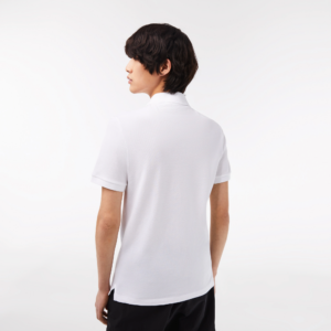 Ao Lacoste Slim Fit Petit Pique Cotton Polo 'White' PH4012-00-001