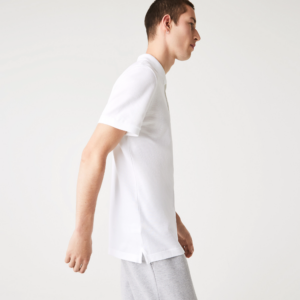 Ao Lacoste Slim Fit Petit Pique Cotton Polo 'White' PH4012-00-001