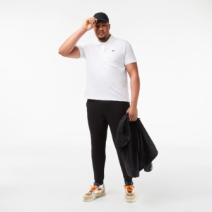 Ao Lacoste Slim Fit Petit Pique Cotton Polo 'White' PH4012-00-001